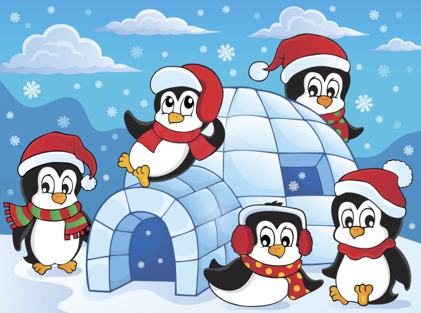 企鹅冰屋主题2图片下载