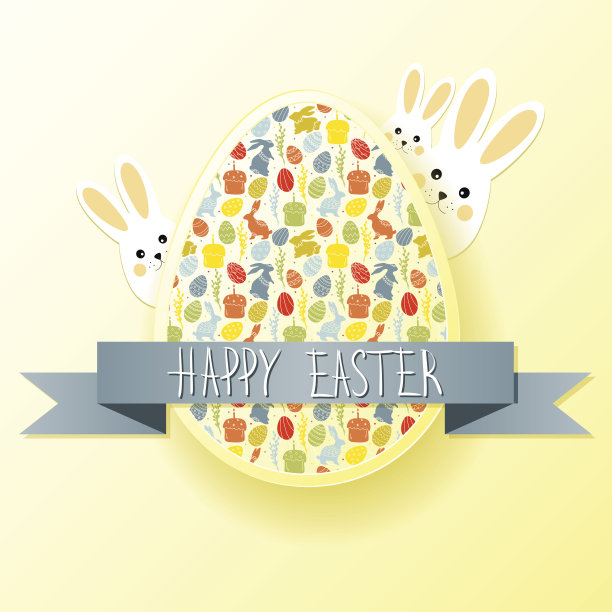 复活节背景快乐。图片下载