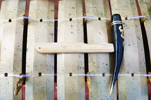 巴厘传统的打击乐器——木琴图片下载