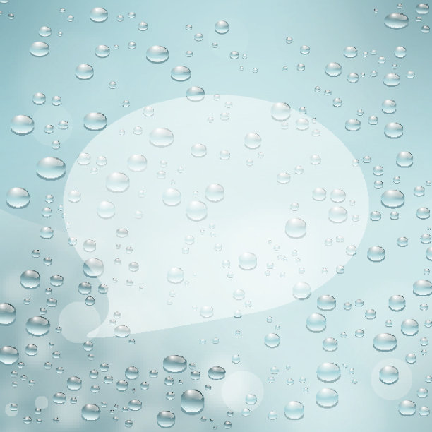 用水滴在玻璃上气泡说话图片下载