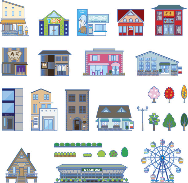 各种建筑/立体图片下载