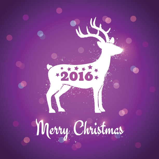 圣诞鹿图片下载