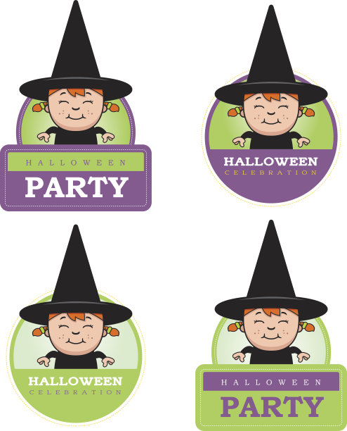 卡通女巫万圣节图片图片下载