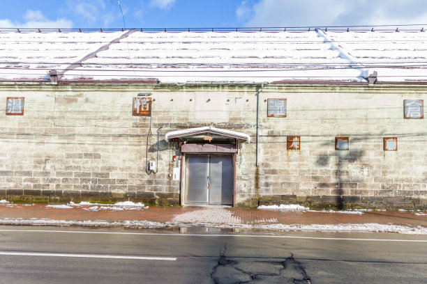 小樽城周围的商业建筑图片下载