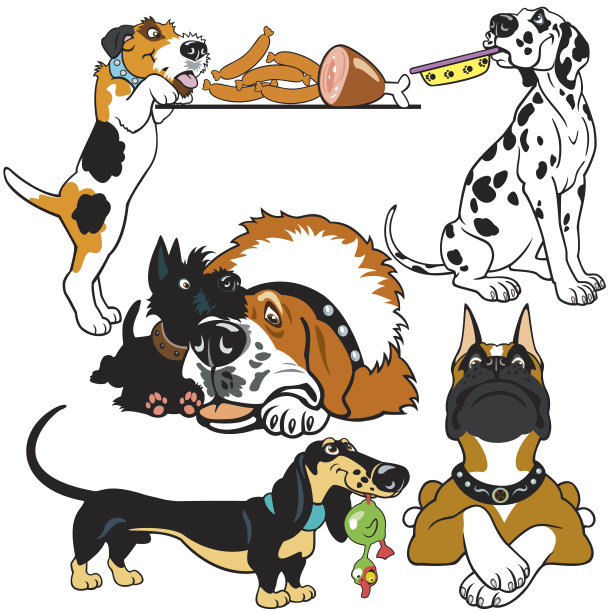 配有卡通狗图片下载