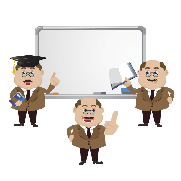 一组不同姿势的男性角色图片下载