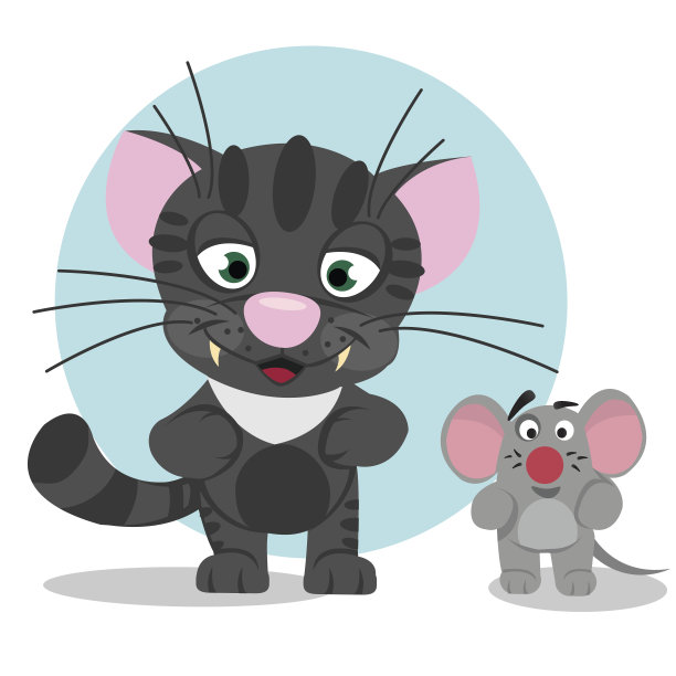 猫捉老鼠图片下载