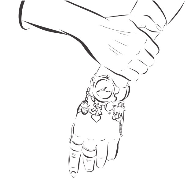 手工制作的女人的手与配件图片下载