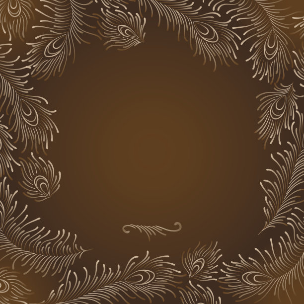 孔雀羽毛模板图片下载