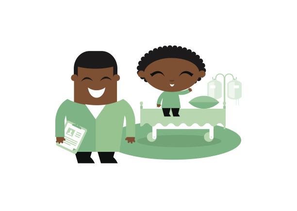 儿童医院插图图片下载