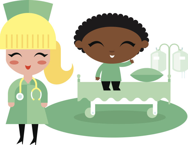 儿童医院插图图片下载