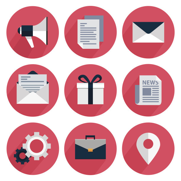 设置图标，平面设计，用于业务图片下载