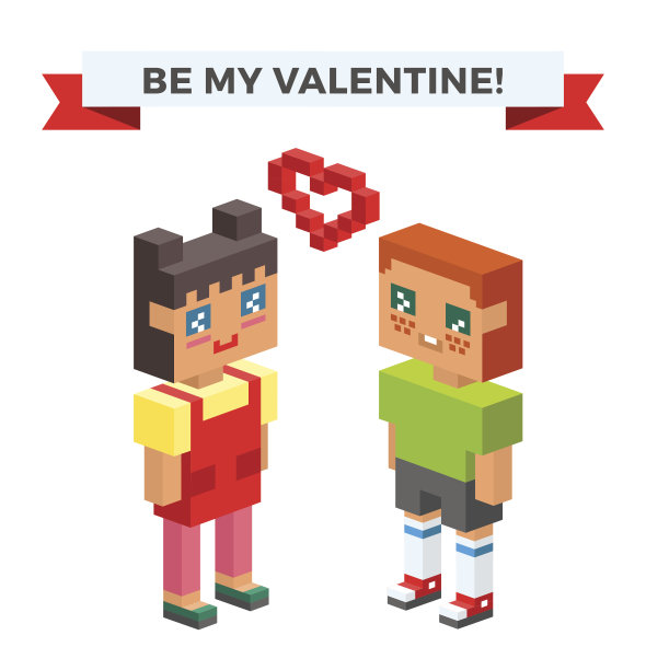 男孩和女孩幸福的家庭情侣在爱图片下载