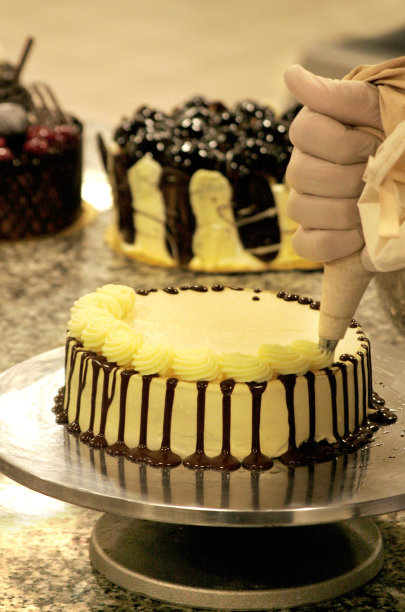 桌上蛋糕特写镜头图片下载