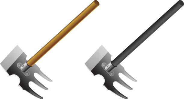 农业工具-拖铲和干草叉图片下载