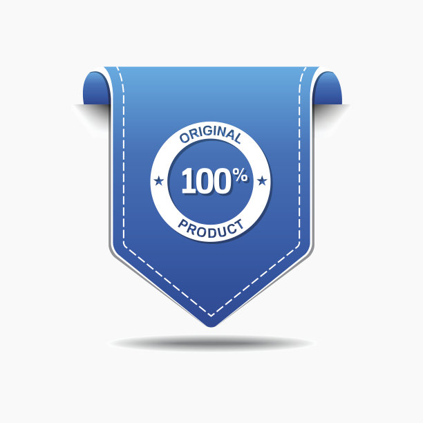 原创产品蓝色矢量图标设计图片下载