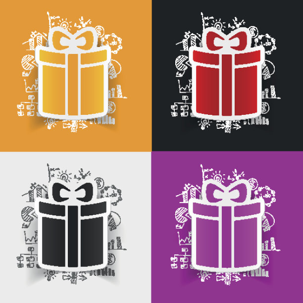 商业公式。礼物盒图片下载