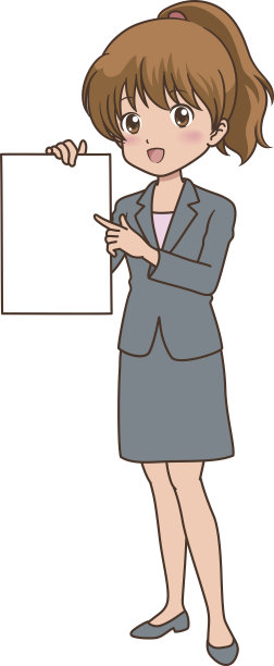 举着空白标志的女人图片下载