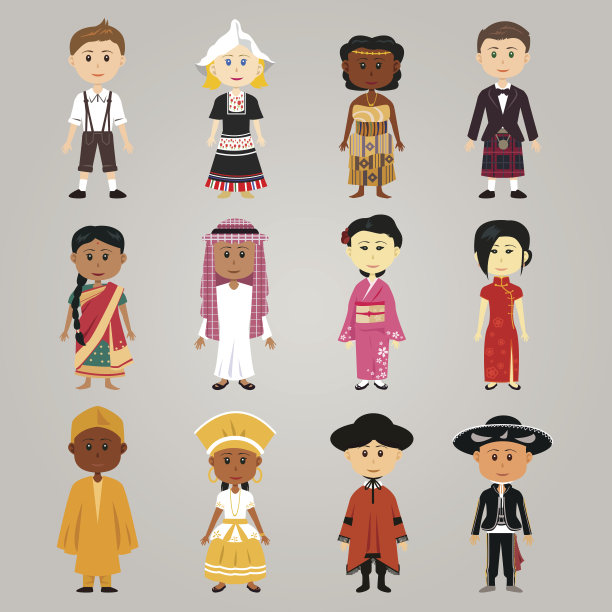 不同民族的人图片下载