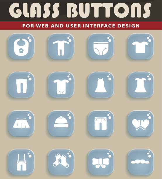 婴儿服装只是图标图片下载