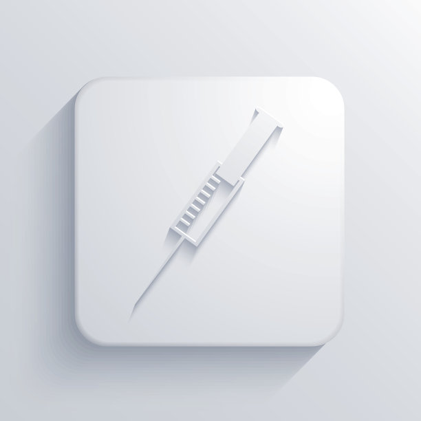 矢量现代注射器灯图标图片下载