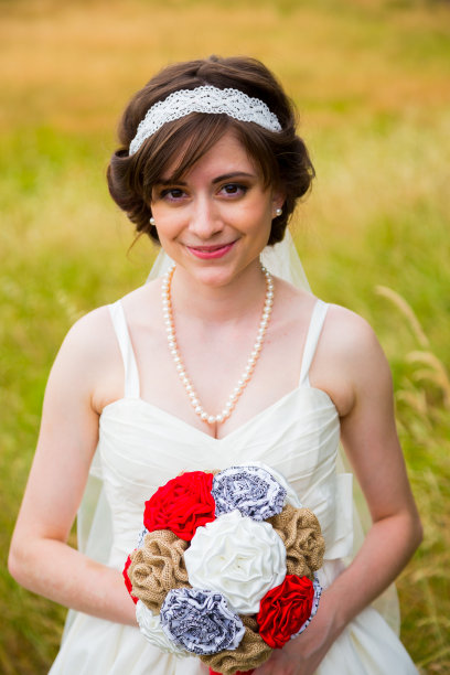 新娘时尚婚礼肖像图片下载