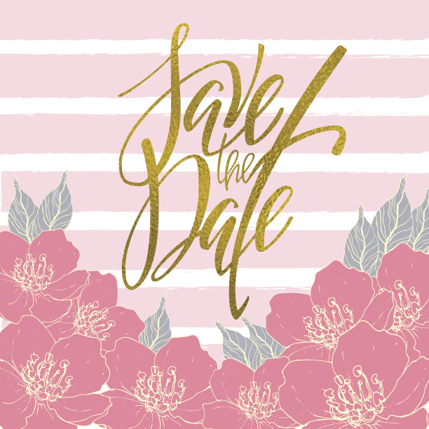 黄金保存日期卡的设计。图片下载