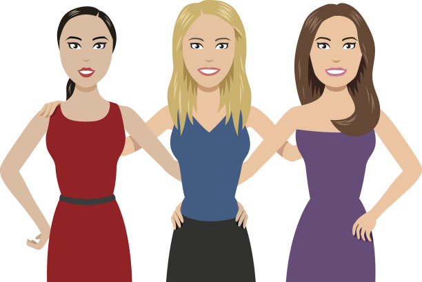 三个女人图片下载