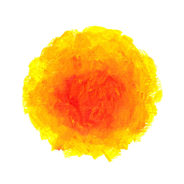 橙色和黄色的圆圈图片下载