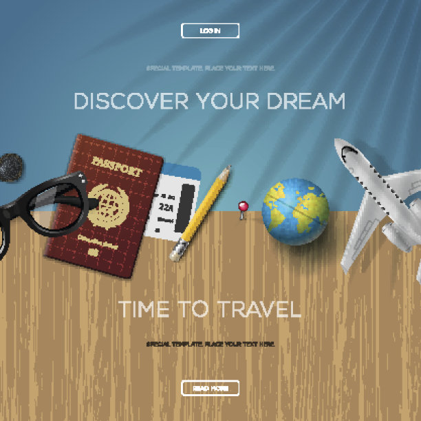 旅游网站模板，时间旅游图片下载