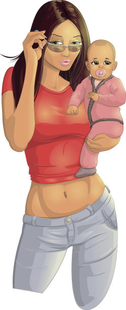 母亲与孩子图片下载