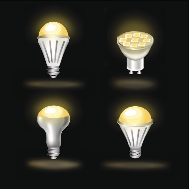 彩色Led套装图标图片下载