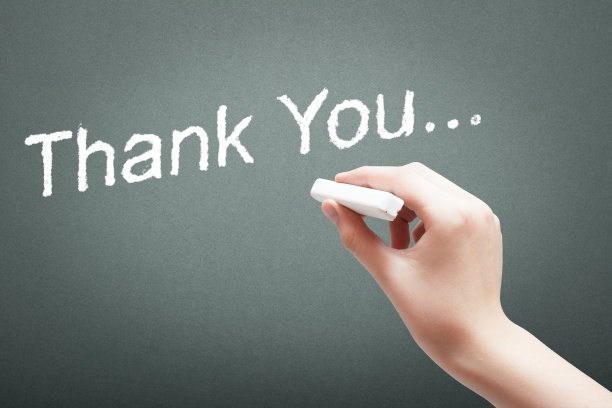 用粉笔手写，谢谢素材图片