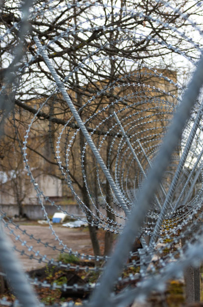 的铁丝网。监督对象。灰色的颜色图片下载