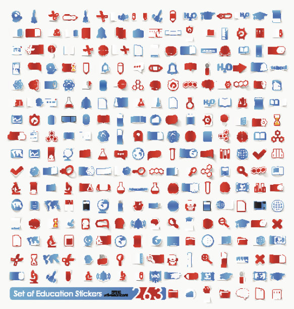 一套教育贴纸图片下载