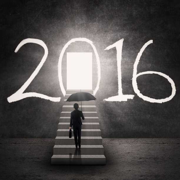 女商人和一扇闪闪发光的数字门2016图片下载