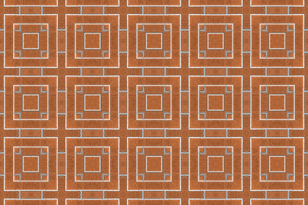 砖方墙花样万花筒图片下载