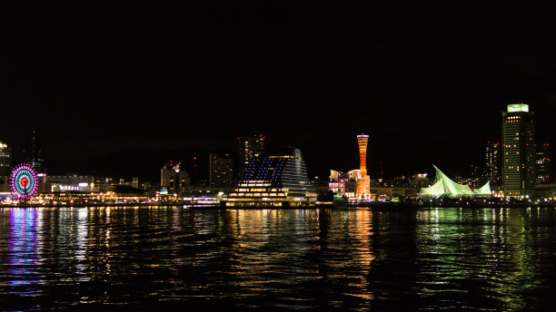 日本神户的反射灯图片下载