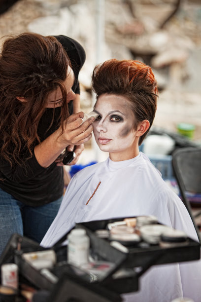 漂亮的女演员与眼线图片下载