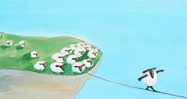 冒险的羊图片下载