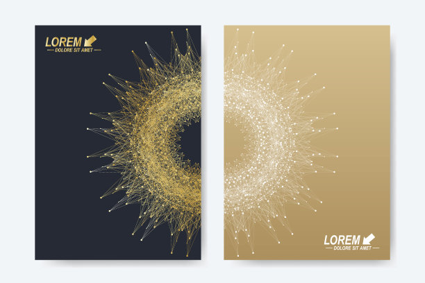 现代矢量模板的小册子，传单，传单，封面，杂志或图片下载