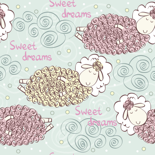 睡觉的羊图片下载