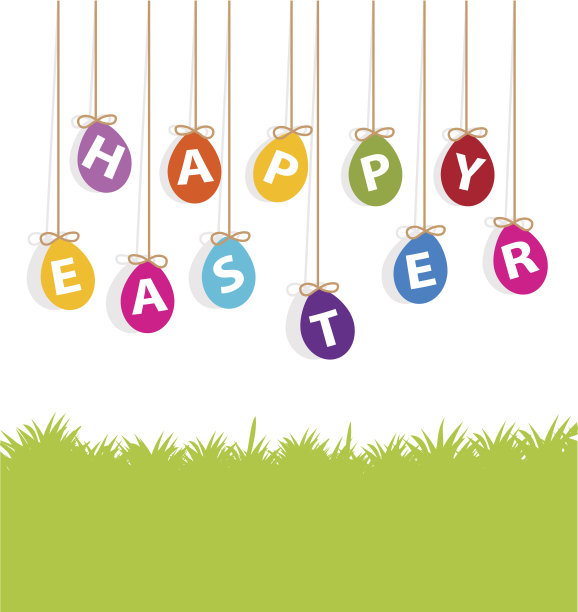 彩蛋彩蛋复活节卡片图片下载