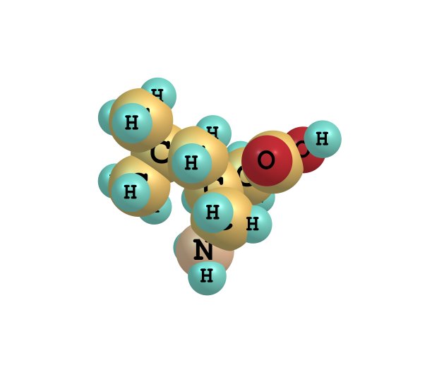 普瑞巴林分子分离于白色图片下载