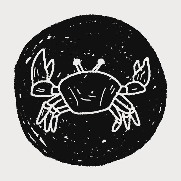 蟹涂鸦图片下载