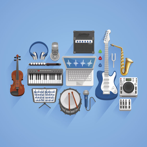 向量音乐风格图片下载