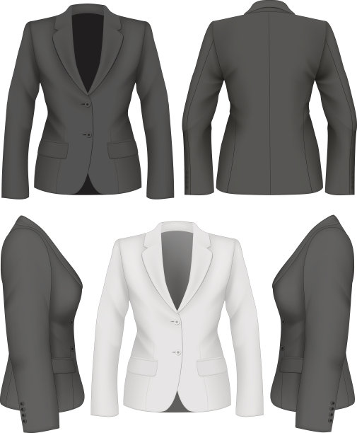 女士西装外套。图片下载