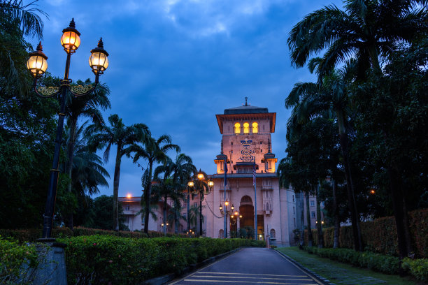 苏丹易卜拉欣大厦位于马来西亚柔佛州Bahru图片下载