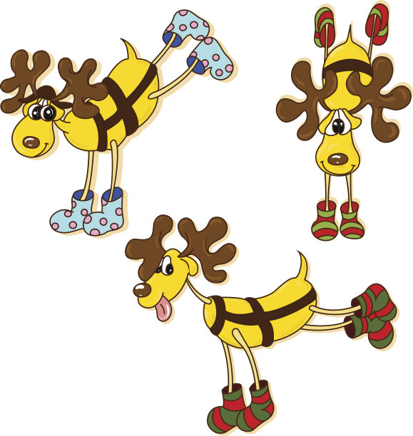 圣诞鹿图片下载