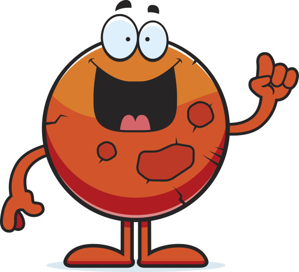 卡通火星的想法图片下载